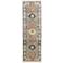 Fillmore Diamond Hand Knotted Blue Area Rug 2'-6" x 12'