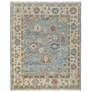 Fillmore Floral & Botanical Hand Knotted Blue Area Rug 5' x 8'