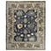 Fillmore Floral & Botanical Hand Knotted Blue Area Rug 5' x 8'