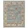 Fillmore Floral & Botanical Hand Knotted Blue Area Rug 8' x 8' Round