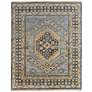 Fillmore Medallion Hand Knotted Blue Area Rug 3' x 5'