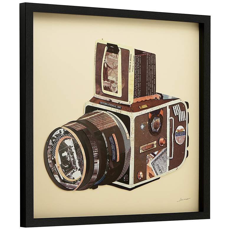 Image 7 Film Projector and SLR Camera 25" High 2-Piece Wall Art Set more views