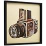 Film Projector and SLR Camera 25" High 2-Piece Wall Art Set