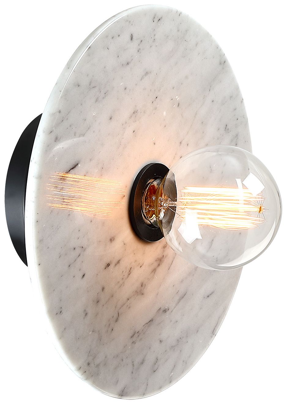 Fina 12 in. 1-Light Matte Black Indoor Wall Sconce Light