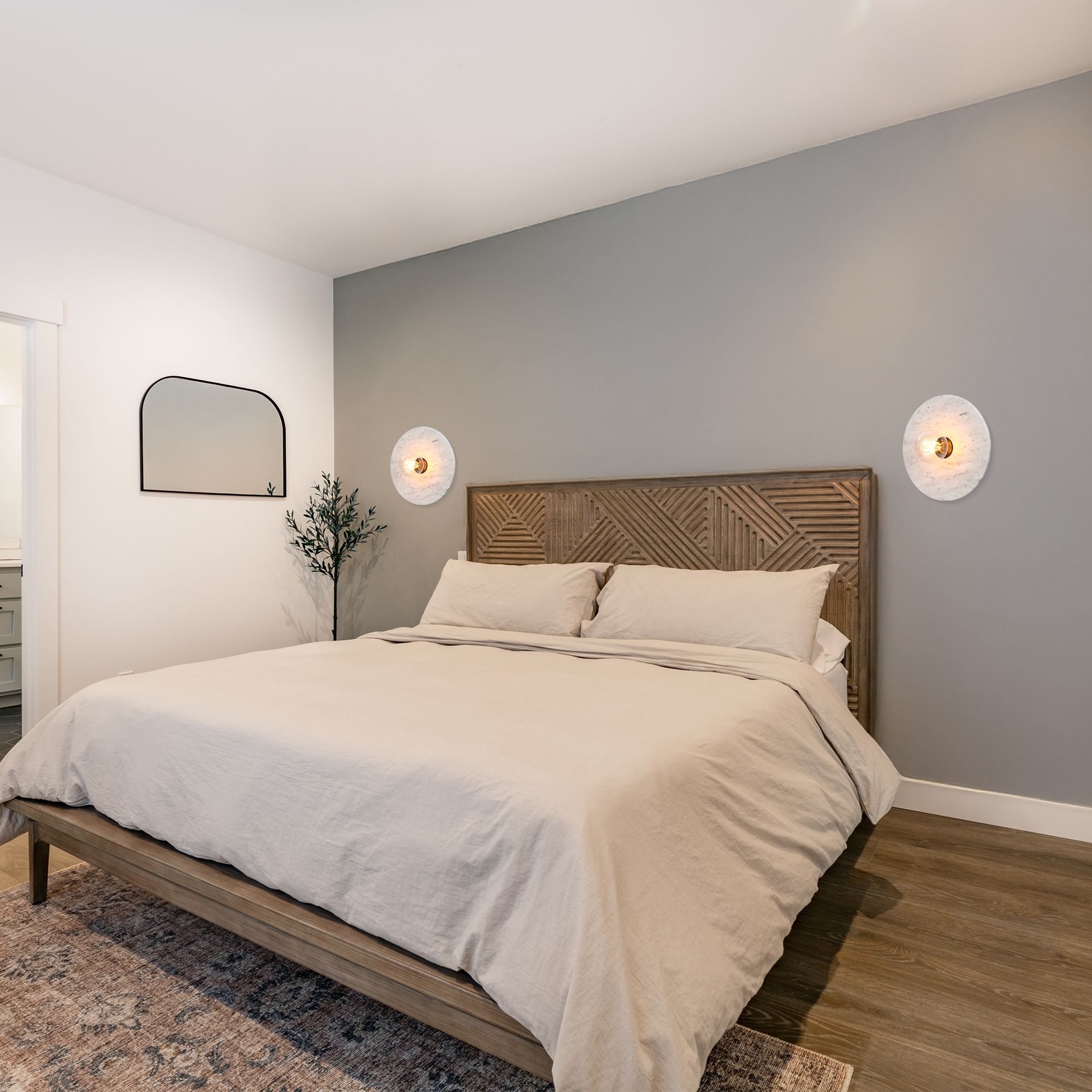 Fina 12 in. 1-Light Matte Black Indoor Wall Sconce Light