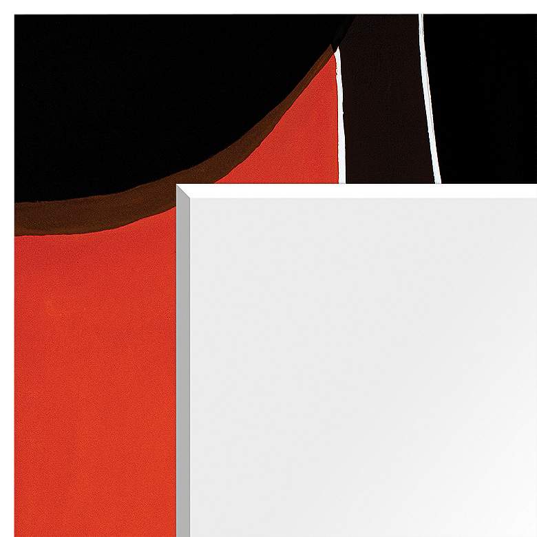 Image 4 Finale I Art Glass 36" x 72" Rectangular Wall Mirror more views