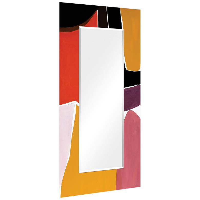 Image 5 Finale I Art Glass 36 inch x 72 inch Rectangular Wall Mirror more views
