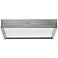 Finch 12" Square Satin Nickel LED Ceiling Light
