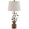 Finch Antiqued Bronze Metal Table Lamp