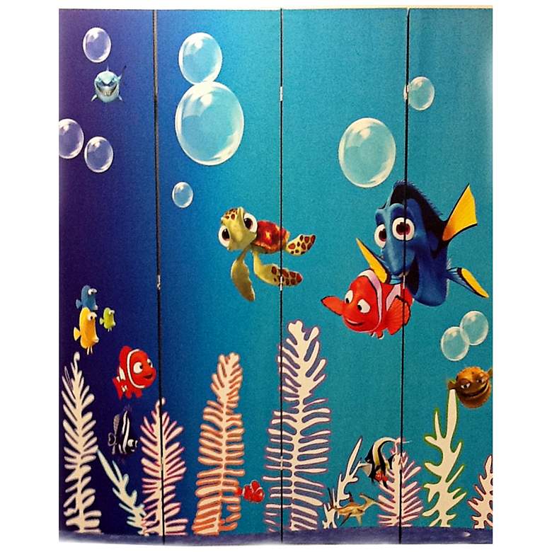 Image 1 Finding Nemo 4-Panel Kids Room Divider