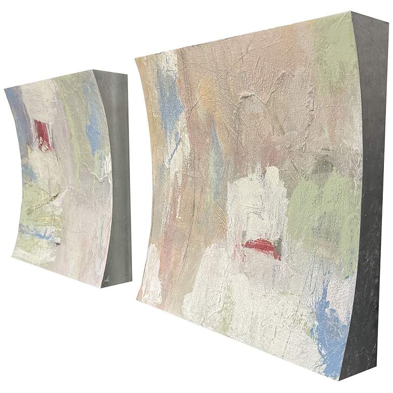 Image 2 Finding Peace I 18"W x 18"H Wall Sculpture Set of 2 more views