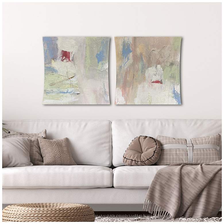 Image 4 Finding Peace I 18"W x 18"H Wall Sculpture Set of 2 more views