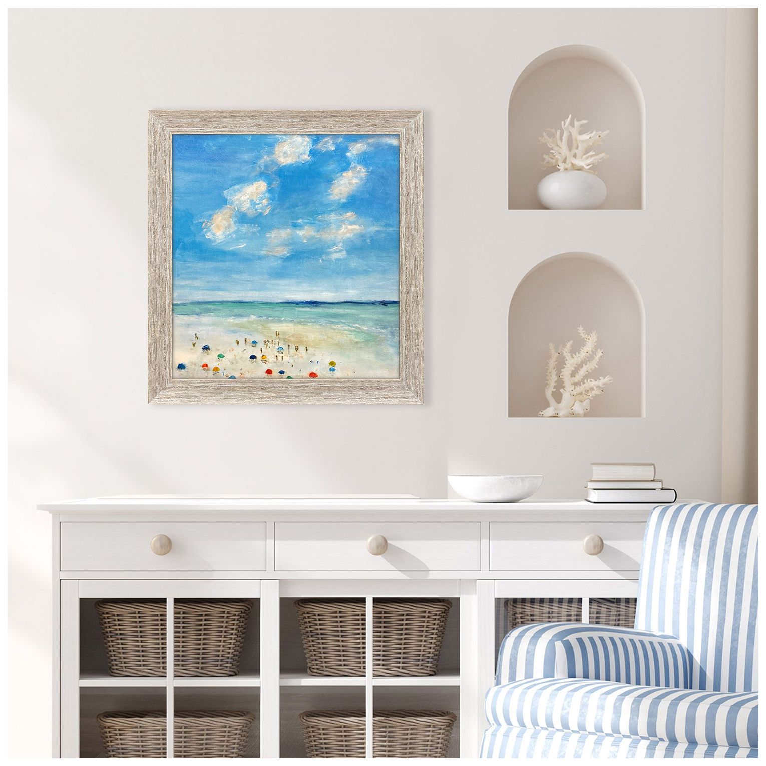 Image 5 Finding Summer 30"W x 32"H Framed Art more views