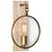 Fineas 14 1/4" High Aged Bronze Plug-In Wall Sconce
