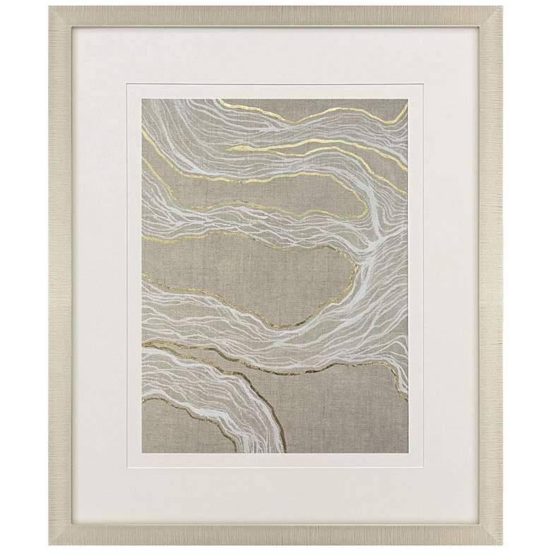 Image 1 Finespun I 31"W x 37"H Contemporary Framed Art
