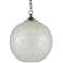 Finhorn 15 3/4" Wide Antique Silver Leaf Pearl Pendant Light