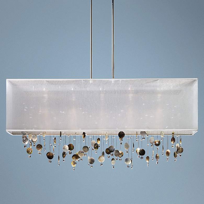 Image 1 Finishing Touches 44" Wide Island Chandelier