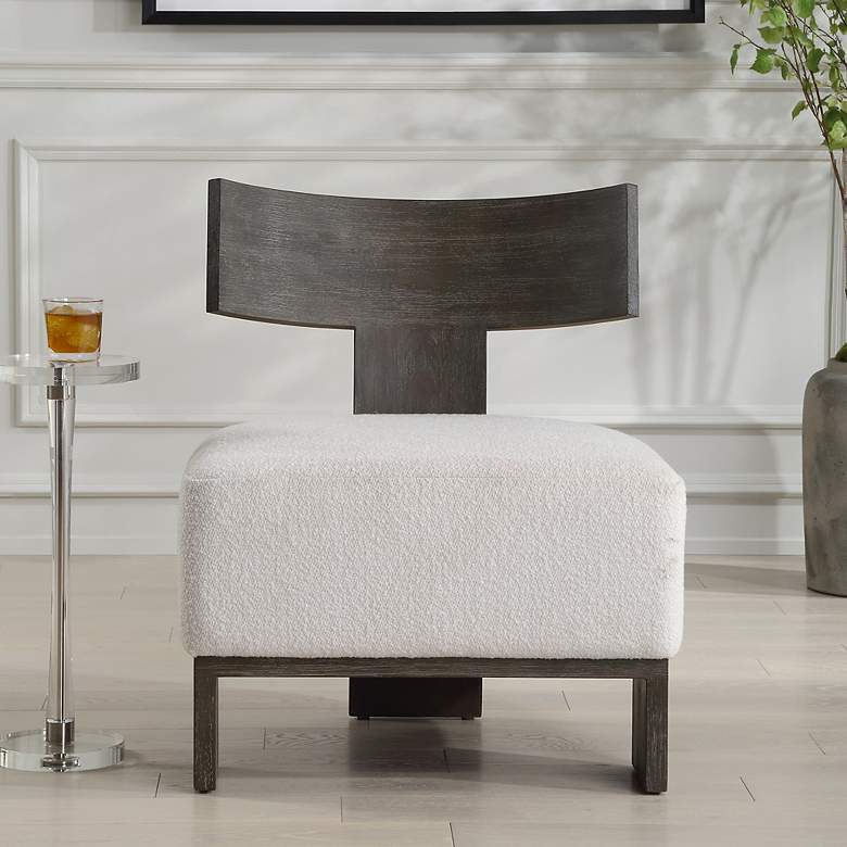 Image 1 Finlay Dark Walnut Accent Chair