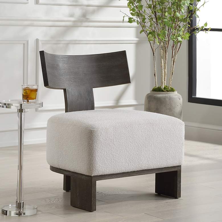 Image 3 Finlay Dark Walnut Accent Chair more views