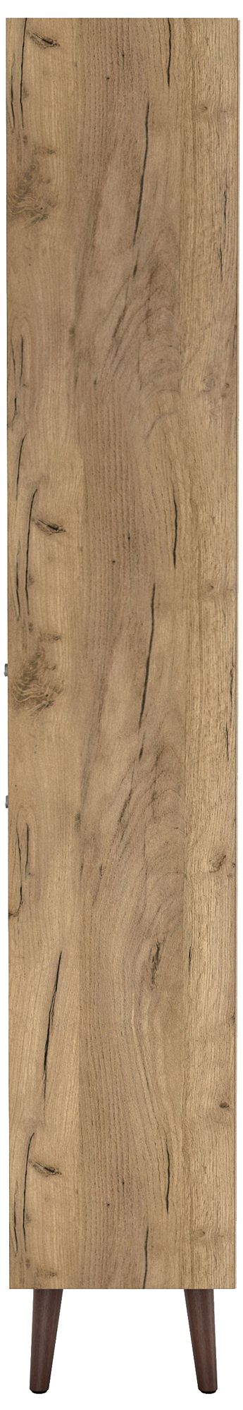 Finn 23 1/2" Wide Light Oak Wood 2-Drawer Bookcase