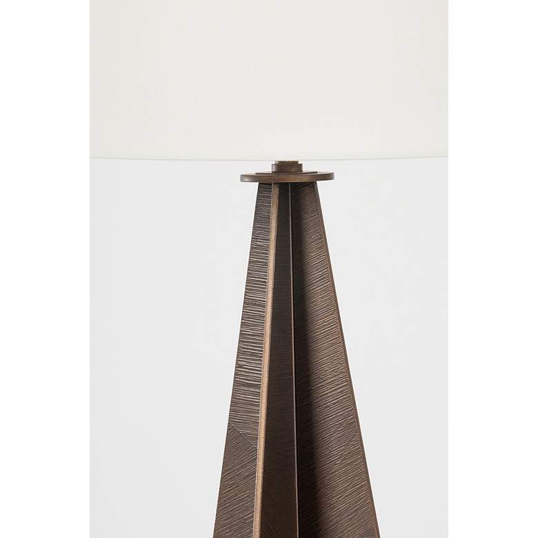 Image 1 Finn Bronze Leaf Metal Table Lamp
