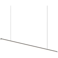 Fino 58" Satin Black 3000K LED Pendant