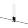 Fino Duo 59.25 " Wide Satin Black Pendant