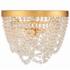 Fiona 13 3/4"W Antique Gold and Glass Beads Ceiling Light
