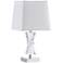 Fiona 16 3/4" High Clear Crystal Accent Table Lamp