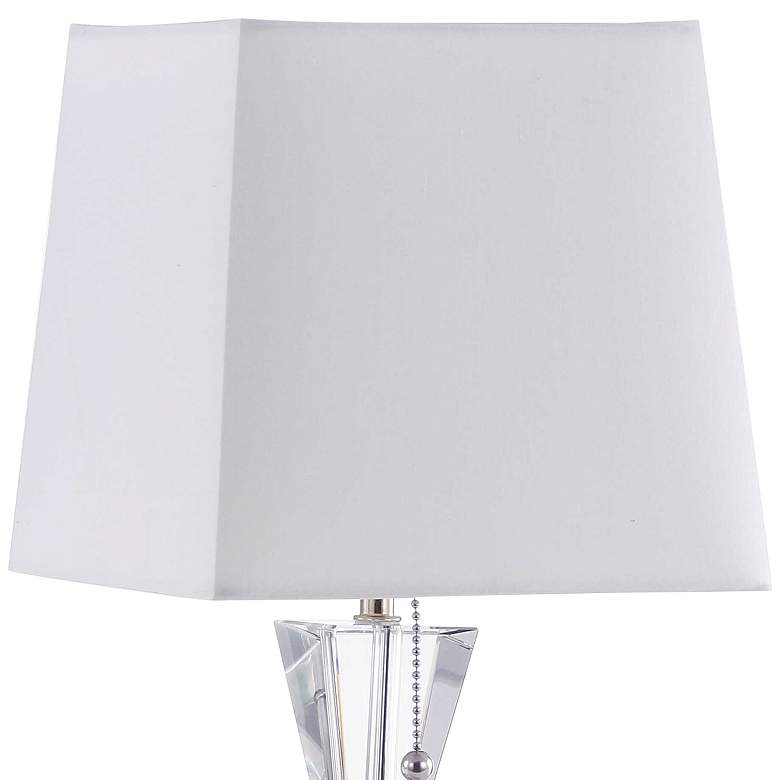 Image 2 Fiona 16 3/4" High Clear Crystal Accent Table Lamp more views