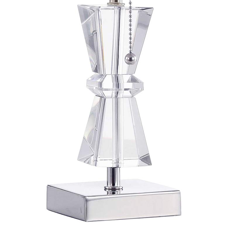 Image 3 Fiona 16 3/4" High Clear Crystal Accent Table Lamp more views
