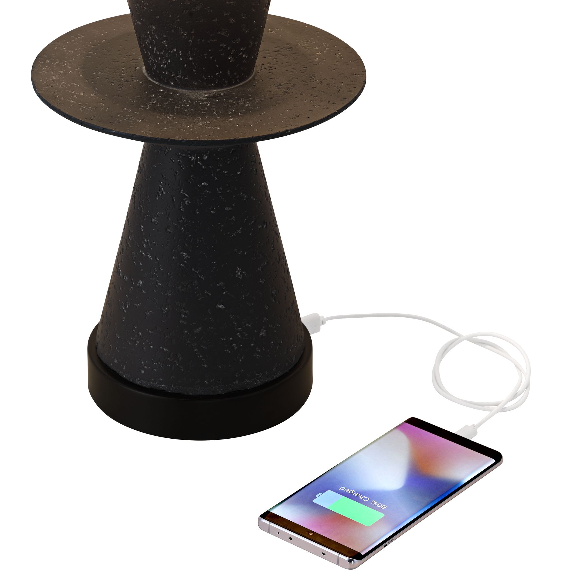 Image 4 Fiona 24 1/2" High Modern USB Table Lamps Set of 2 more views