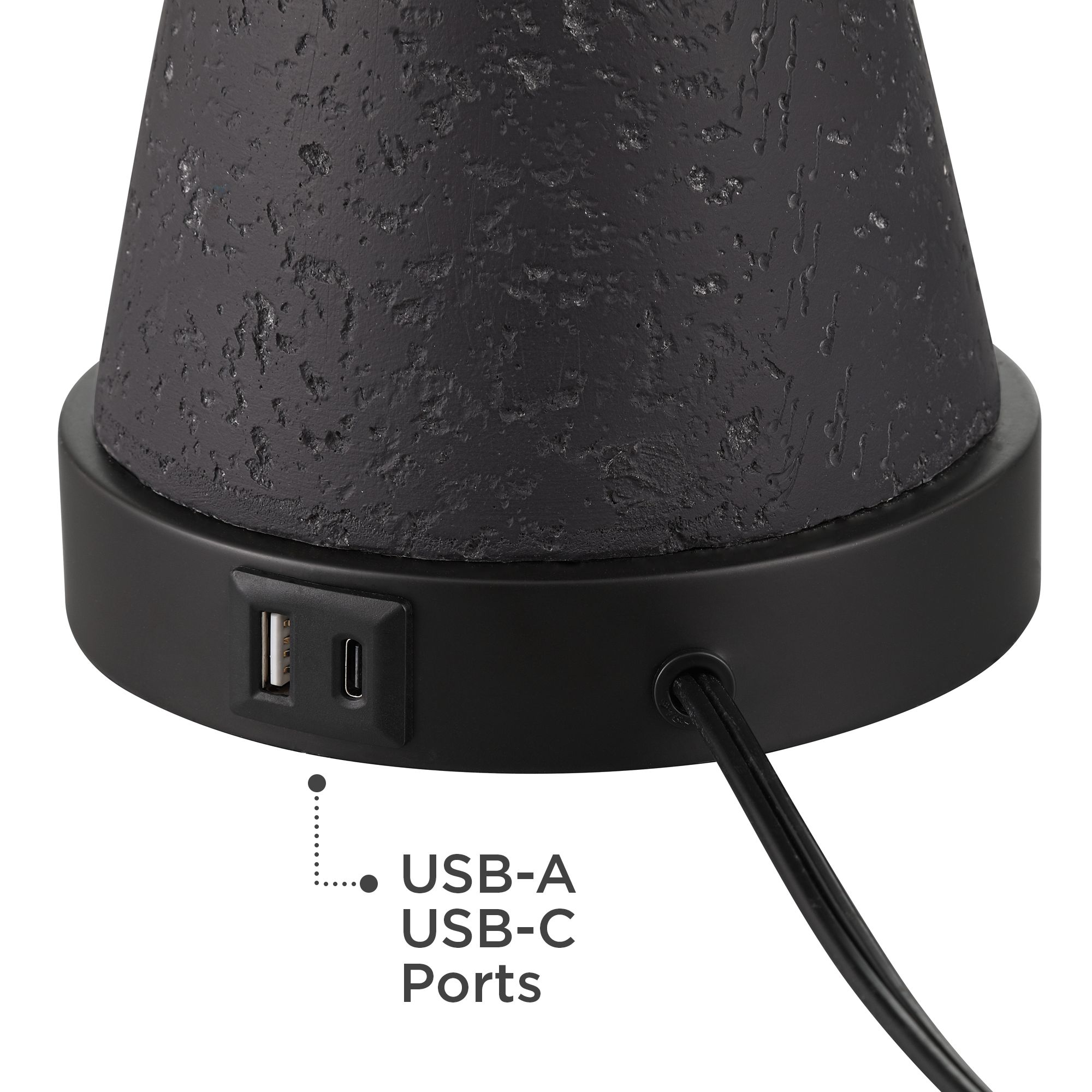 Image 6 Fiona 24 1/2" High Modern USB Table Lamps Set of 2 more views