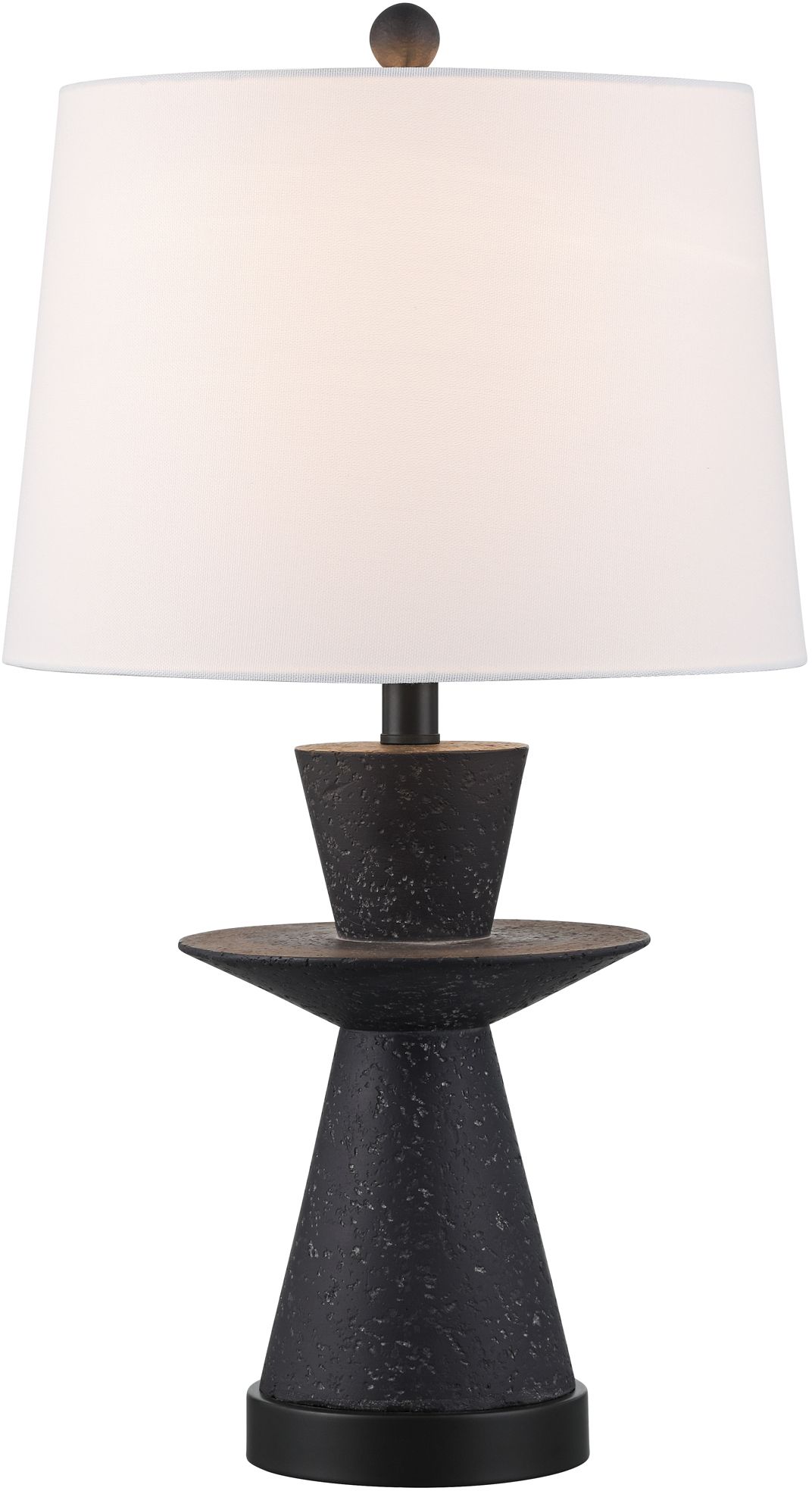 Fiona 24 1/2" High Modern USB Table Lamps Set of 2 in scene