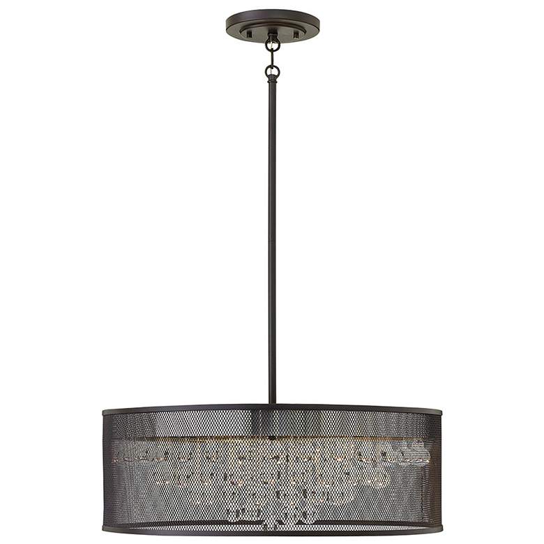 Image 1 Fiona 25 inch Wide Black Foyer Pendant by Hinkley Lighting