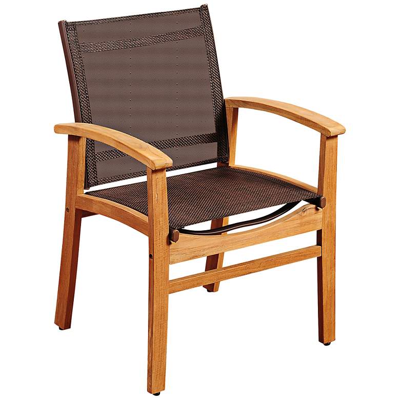 Image 2 Fiora Teak Wood Outdoor Dining Chair