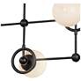 5_Fiore 42" Wide Matte Black 4-Light Linear Chandelier more views