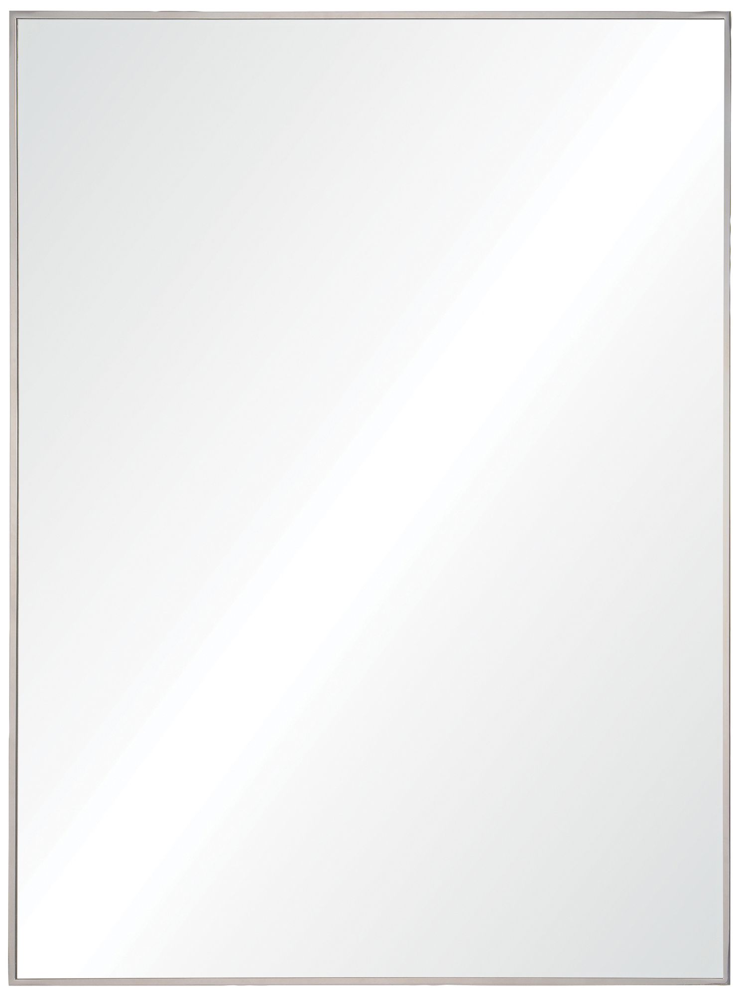 Fiorelle Polished Stainless Steel 30" x 40" Wall Mirror - #78C61 ...