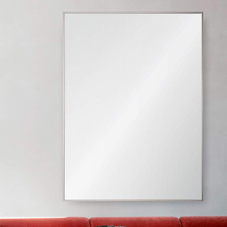 Image 1 Fiorelle Polished Stainless Steel 30" x 40" Wall Mirror