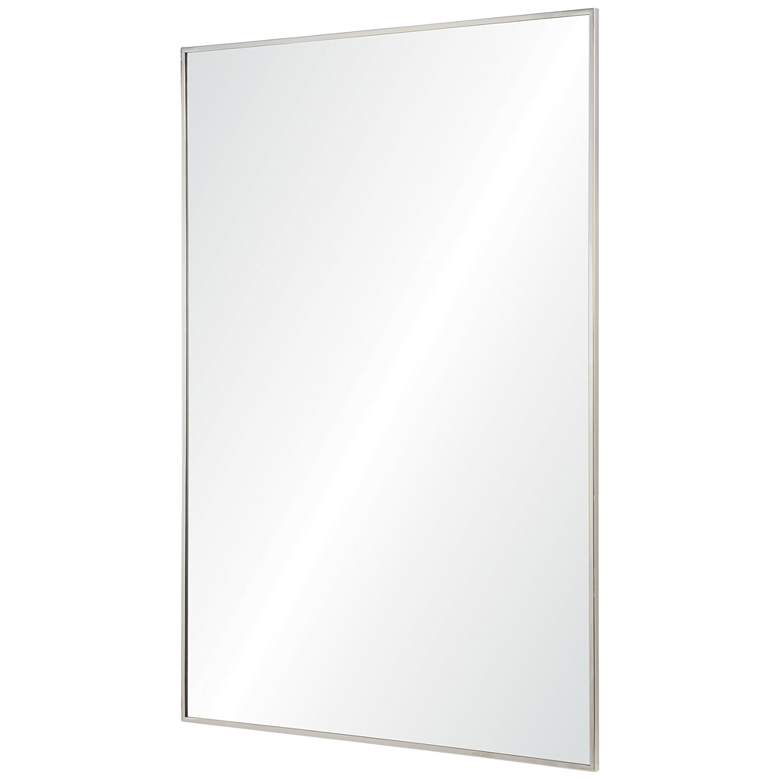 Image 3 Fiorelle Polished Stainless Steel 30 inch x 40 inch Wall Mirror more views
