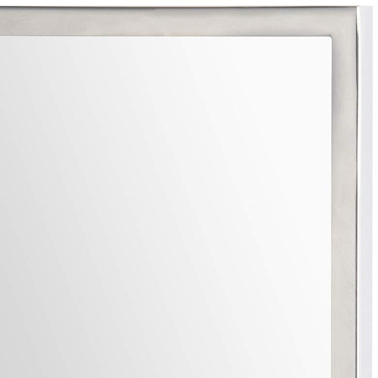 Image 4 Fiorelle Polished Stainless Steel 30" x 40" Wall Mirror more views