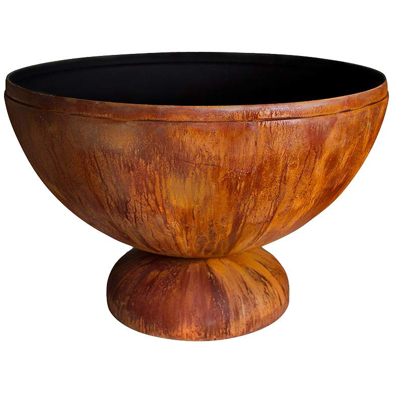 Image 1 Fire Chalice 37 inch Wide Wood Burning Fire Pit 