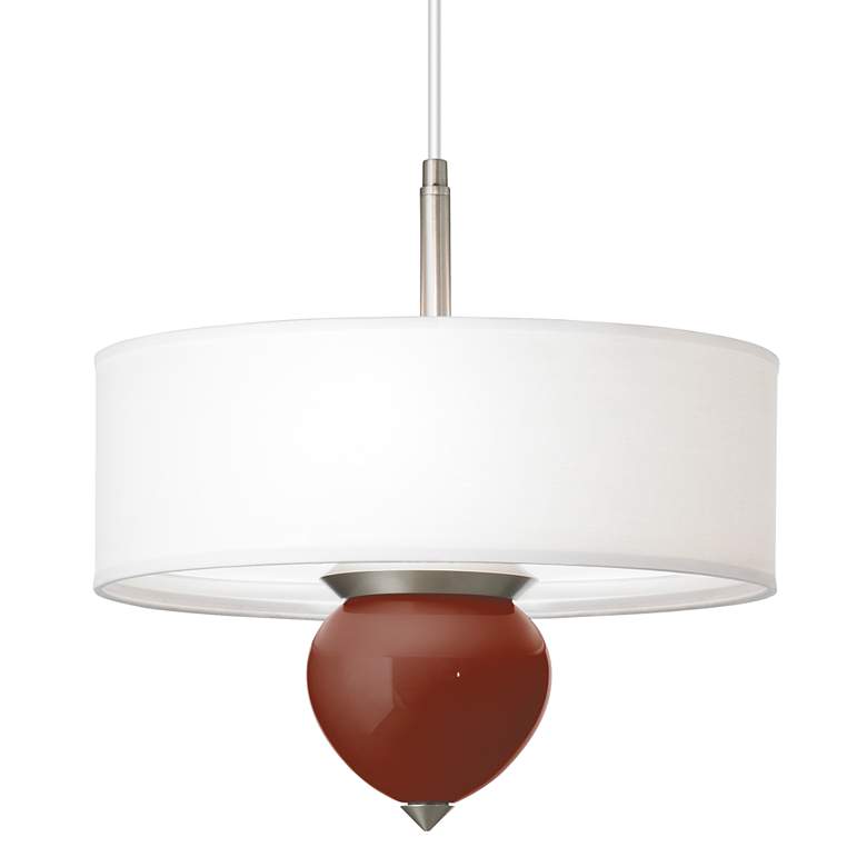 Image 1 Fired Brick Cleo 16 inch Wide Pendant Chandelier