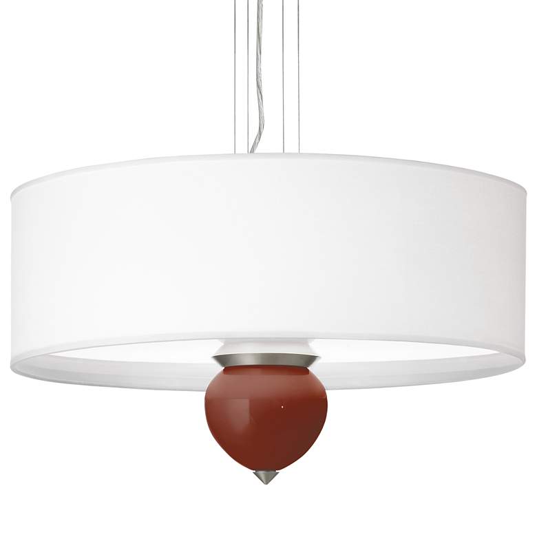 Image 1 Fired Brick Cleo 24 inch Wide Pendant Chandelier