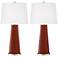 Fired Brick Leo Table Lamp Set of 2