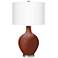 Fired Brick Ovo Table Lamp