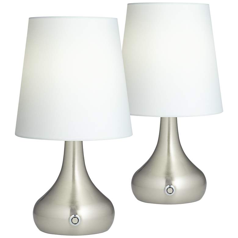 Image 1 Firefly Nickel Battery Powered LED Table Lamps Set of 2