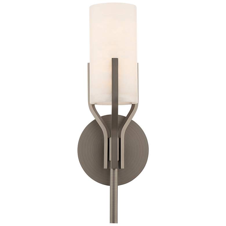 Image 1 Firenze 21.1"H x 7.1"W 1-Light Wall Sconce in Antique Nickel