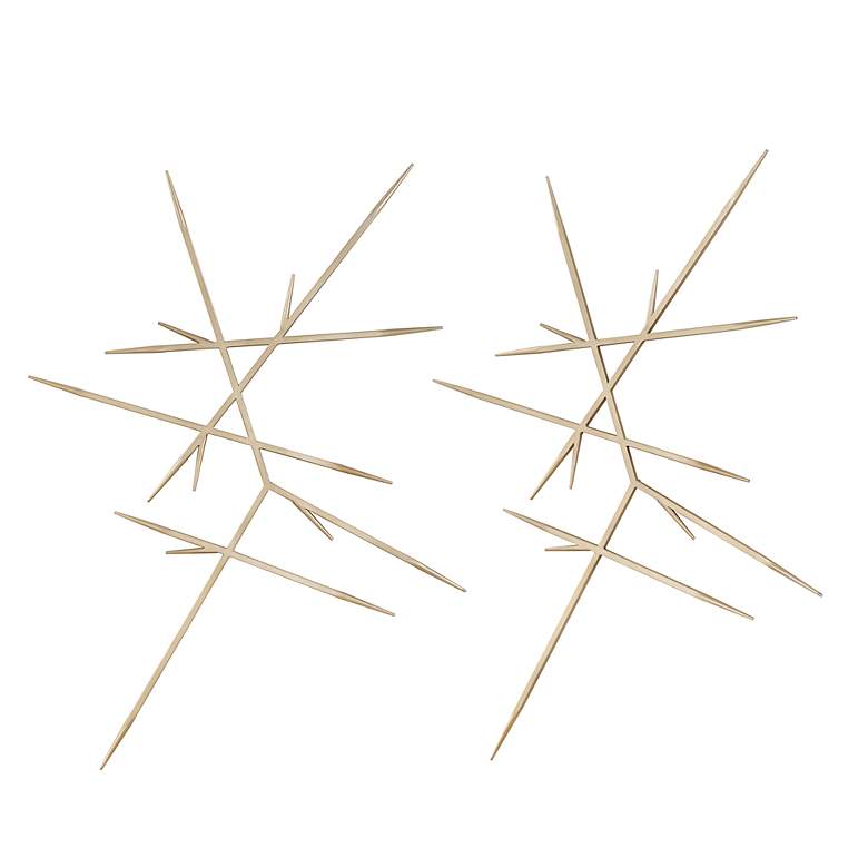 Image 2 Fireworks 30.25" 2-Piece Metal Wall Decor