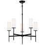 Thumbnail2 of First Avenue 26" Wide Coal 5-Light Chandelier